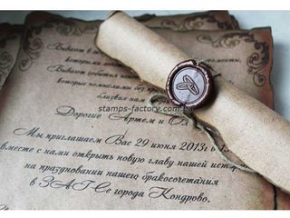 Штамп под сургуч 30 мм