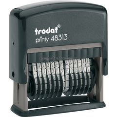 Мининумератор тродат 3,8 мм пластиковый 13-розрядный, 48313