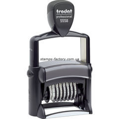 Нумератор Тродат металл., 8-розрядний 5 мм, 5558