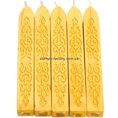Сургуч золотой в свечах 5 шт.