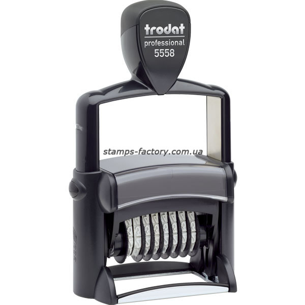 Нумератор Тродат металл., 8-розрядний 5 мм, 5558