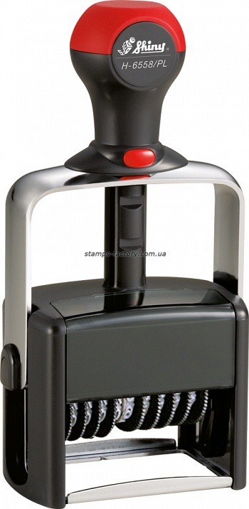 Нумератор Шайни металл., 8-розрядний 5 мм, Н-6558