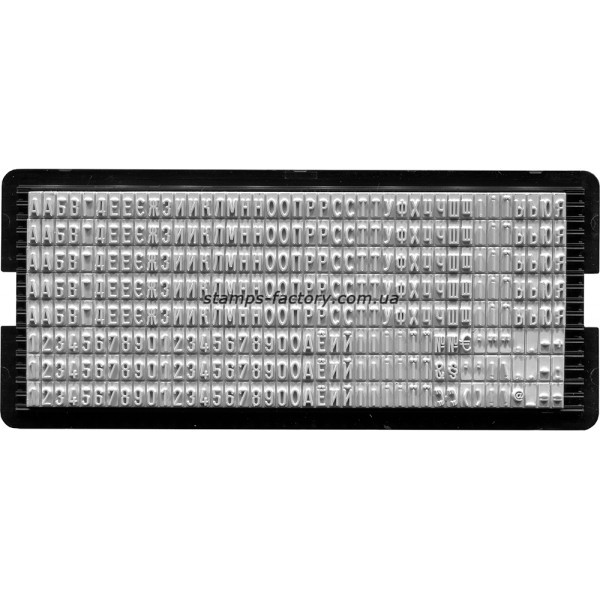 Касса букв Тродат 3 мм, 6003